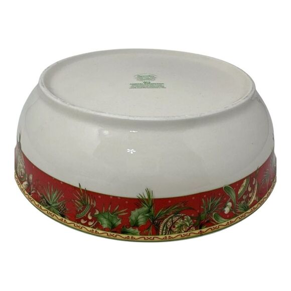 Spode Christmas Tree 2015 Annual Large Serving Bowl Limited Edition 10" - Picture 6 of 9